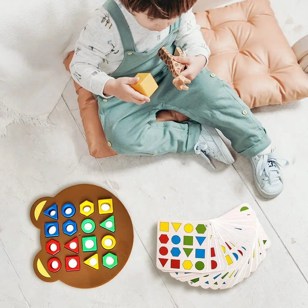 BearKid 3D Gelişim Puzzle Oyunu(Zil Hediye)