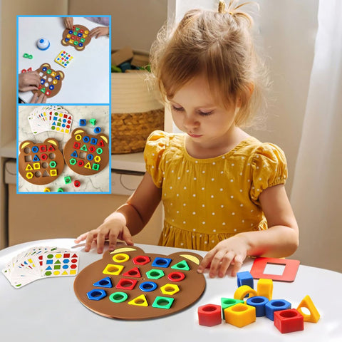 BearKid 3D Gelişim Puzzle Oyunu(Zil Hediye)