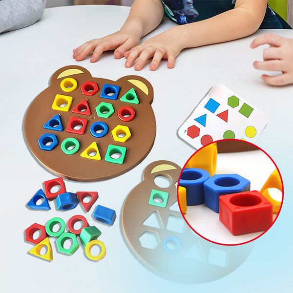 BearKid 3D Gelişim Puzzle Oyunu(Zil Hediye)