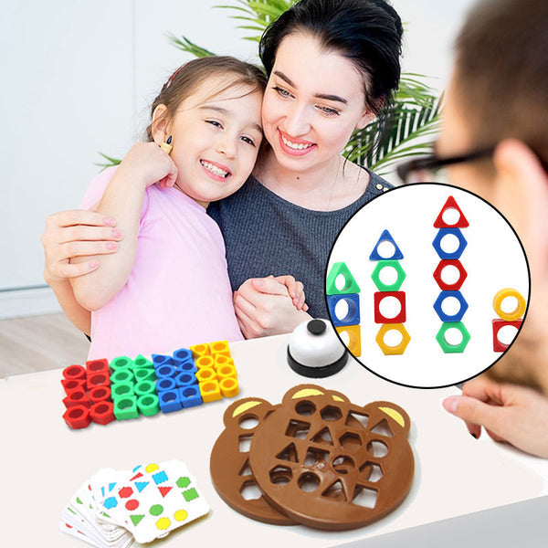 BearKid 3D Gelişim Puzzle Oyunu(Zil Hediye)