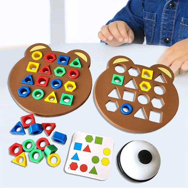 BearKid 3D Gelişim Puzzle Oyunu(Zil Hediye)