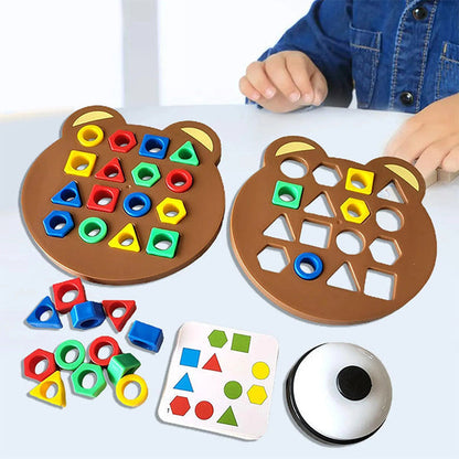 BearKid 3D Gelişim Puzzle Oyunu(Zil Hediye)